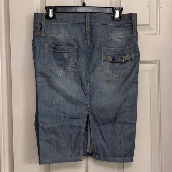 Jean skirt midi vintage limited edition! Vintage! - Picture 5 of 9